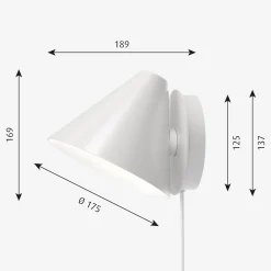 Louis Poulsen Louis Poulsen|Leselamper<Keglen vegglampe