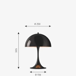 Louis Poulsen Louis Poulsen<Panthella 250 bordlampe