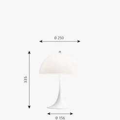 Louis Poulsen Louis Poulsen<Panthella 250 bordlampe