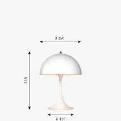 Louis Poulsen Louis Poulsen<Panthella 250 bordlampe
