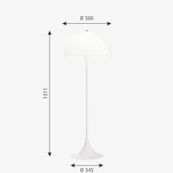 Louis Poulsen Interiørlamper Gulv|Louis Poulsen<Panthella gulvlampe