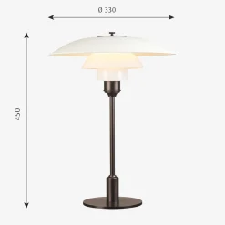 Louis Poulsen Louis Poulsen<PH 31/2-21/2 bordlampe