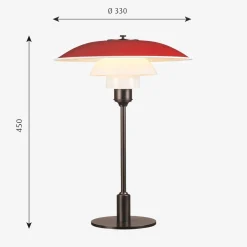 Louis Poulsen Louis Poulsen<PH 31/2-21/2 bordlampe