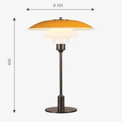 Louis Poulsen Louis Poulsen<PH 31/2-21/2 bordlampe