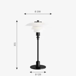 Louis Poulsen Louis Poulsen<PH 2/1 bordlampe