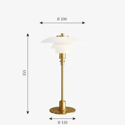Louis Poulsen Louis Poulsen<PH 2/1 bordlampe