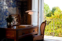 Louis Poulsen Louis Poulsen<PH 4½-3½ glass bordlampe Hvit