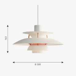 Louis Poulsen Louis Poulsen|Kjøkkenbelysning Tak<PH 5 Mini pendel