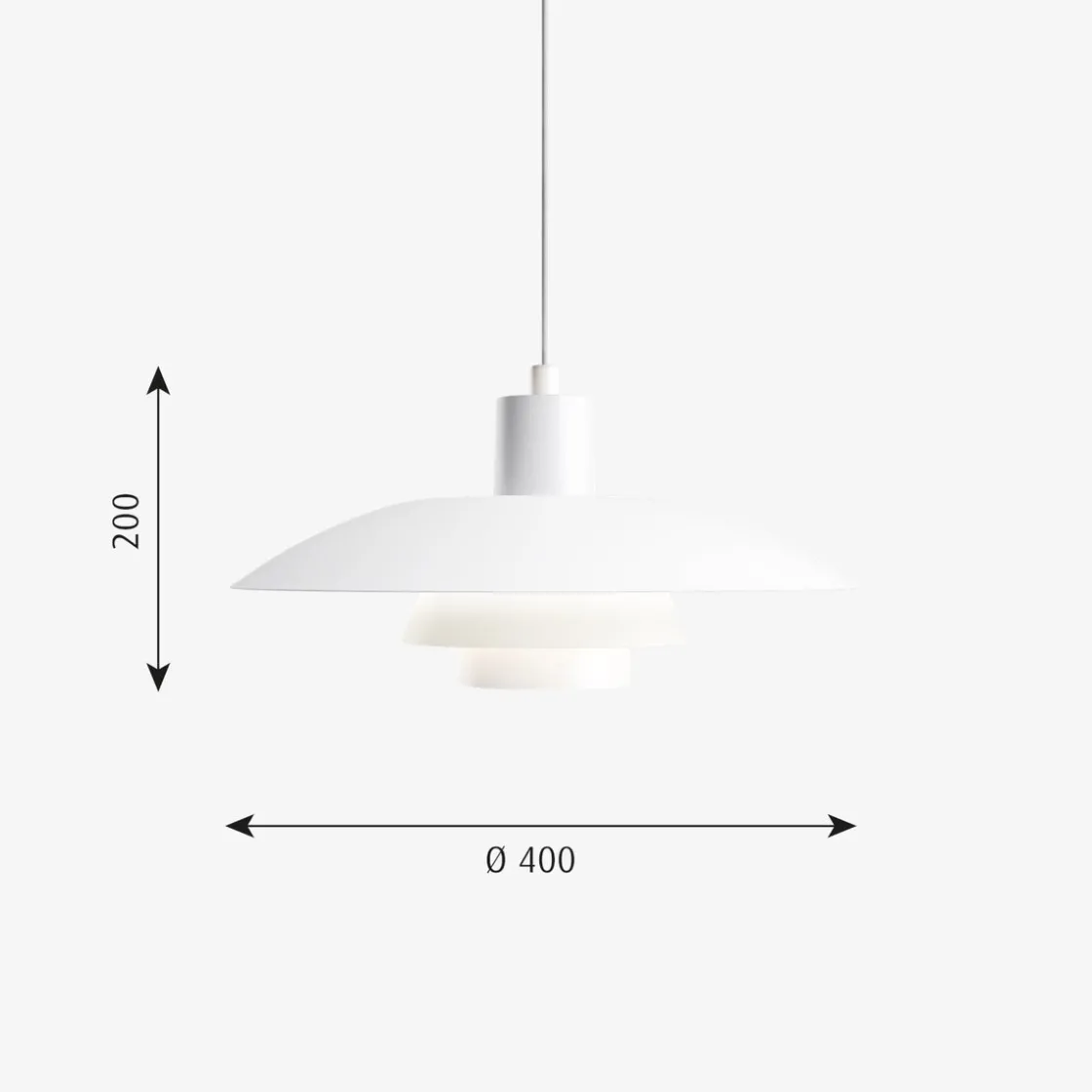 Louis Poulsen Louis Poulsen|Kjøkkenbelysning Tak<PH 4/3 Pendel