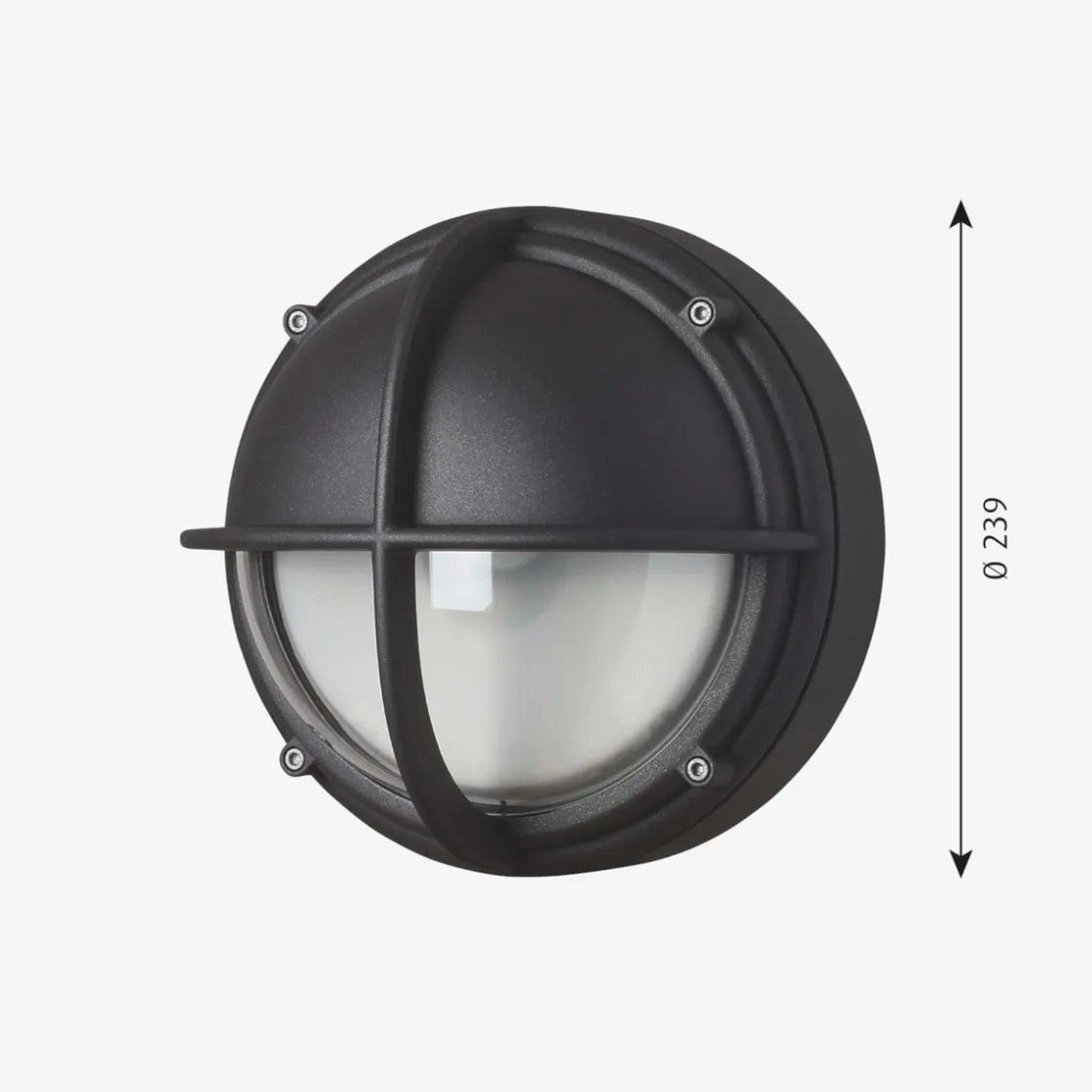 Louis Poulsen Utelamper - Veggskjold / Plafond|Louis Poulsen<Skot utendørs halvskjerm vegglampe