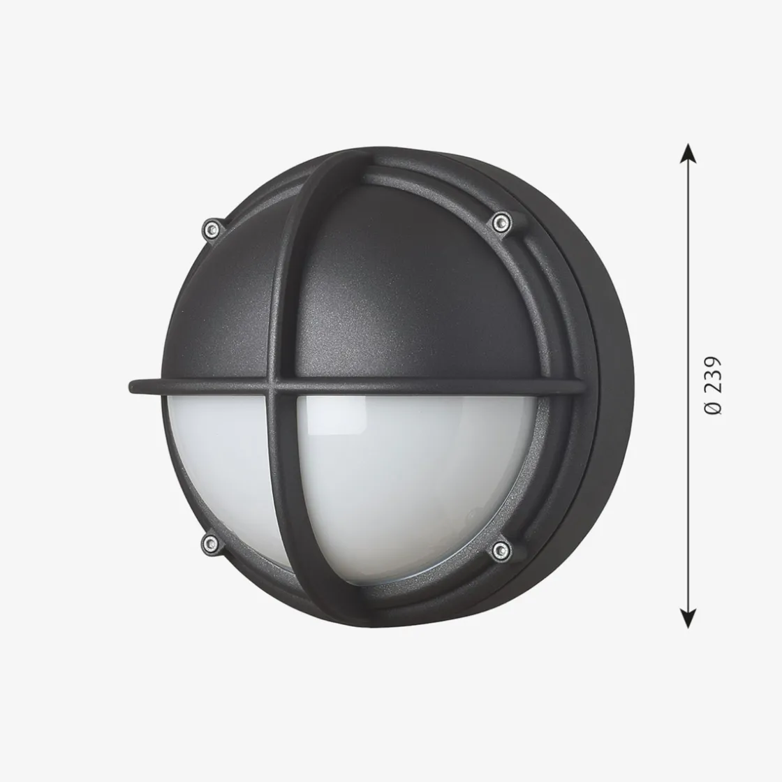 Louis Poulsen Utelamper - Veggskjold / Plafond|Louis Poulsen<Skot utendørs halvskjerm vegglampe