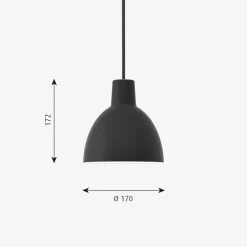 Louis Poulsen Louis Poulsen|Kjøkkenbelysning Tak<Toldbod Pendel Ø17