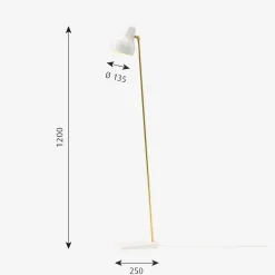 Louis Poulsen Leselamper Gulv|Louis Poulsen<VL38 gulvlampe