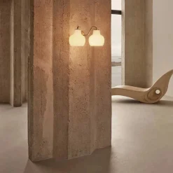 Louis Poulsen Louis Poulsen|Interiørlamper<VL Ring Crown dobbel Vegglampe