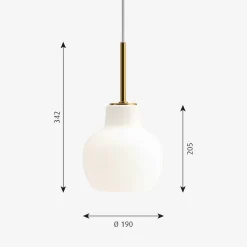 Louis Poulsen Kjøkkenbelysning Tak|Louis Poulsen<VL Ring Crown 1 Pendel
