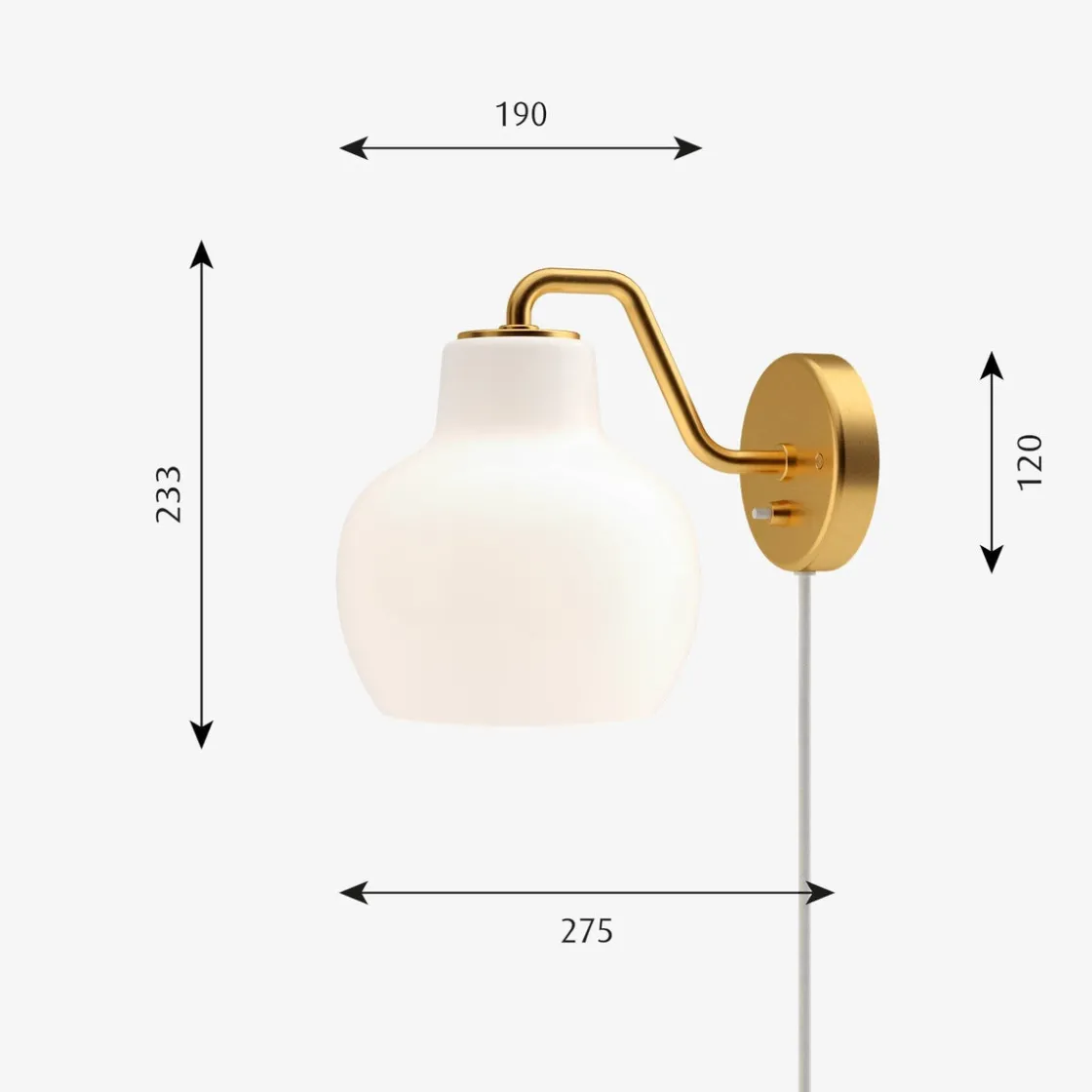 Louis Poulsen Louis Poulsen|Interiørlamper<VL Ring Crown Vegglampe