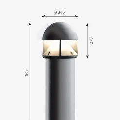 Louis Poulsen Pullert|Louis Poulsen<Waterfront Pullert mast for nedgraving