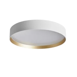 LOOM Design Kjøkkenbelysning Tak|Taklamper / Takplafonder<Lucia taklampe 45 cm 24 watt dimbar - Hvit/Gull farget