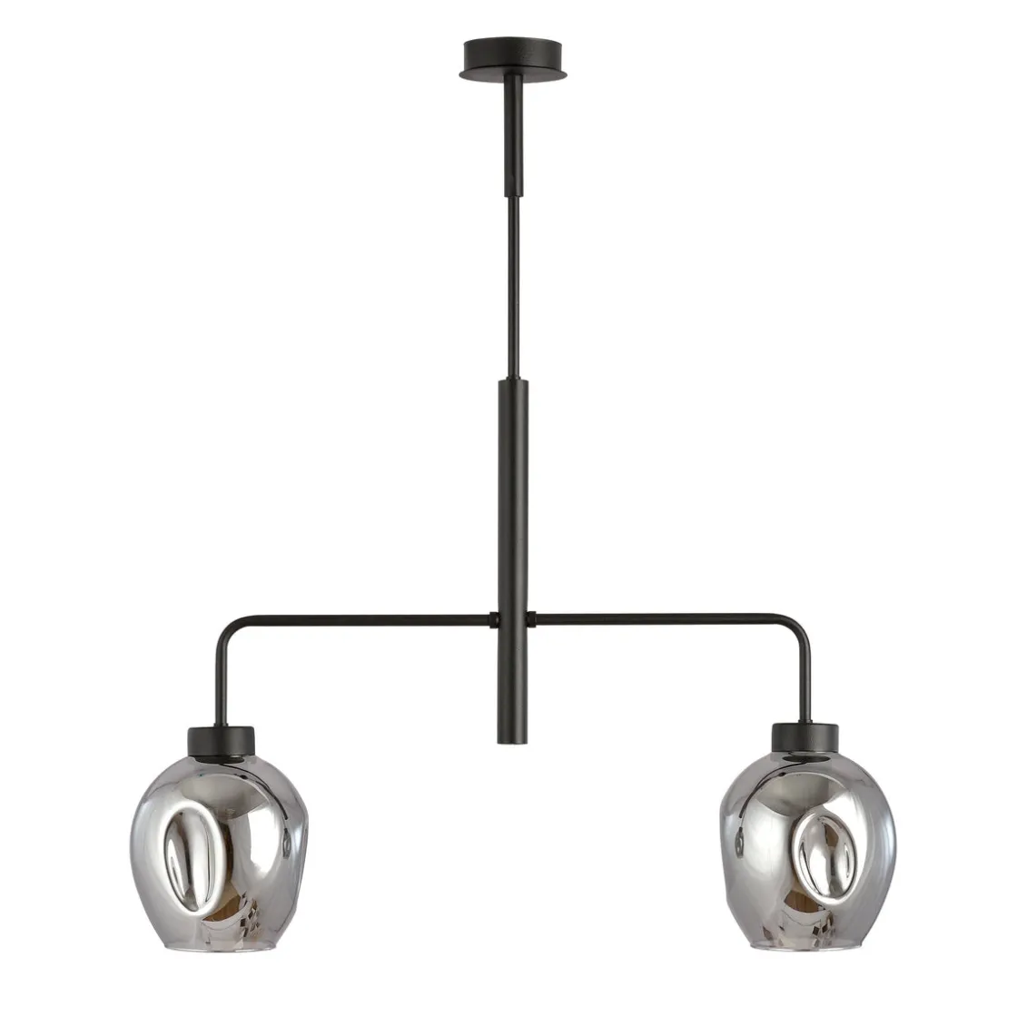 Emibig Kjøkkenbelysning Tak|Takpendler<Lukka takpendel 2 lys- Svart/Røykfarget