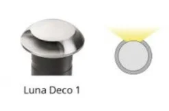 Sg Armaturen As Uplights<Luna Deco 1 uplight utendørs 3W 3000 Kelvin IP67 - Rustfritt