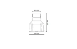 Sg Armaturen As Uplights<Luna Deco Sort In-ground box ABS