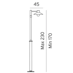 Norlys Lightup-Pris|Utelamper Til Kystområder<Lund stolpe 274