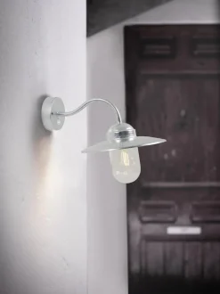 Nordlux Utelamper Til Kystområder|Utelamper - Klassiske Vegglamper<Luxembourg vegglampe utendørs E27 IP54 m/sensor - stål