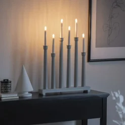 Konstsmide Adventsstaker<Lysestake 6 lys
