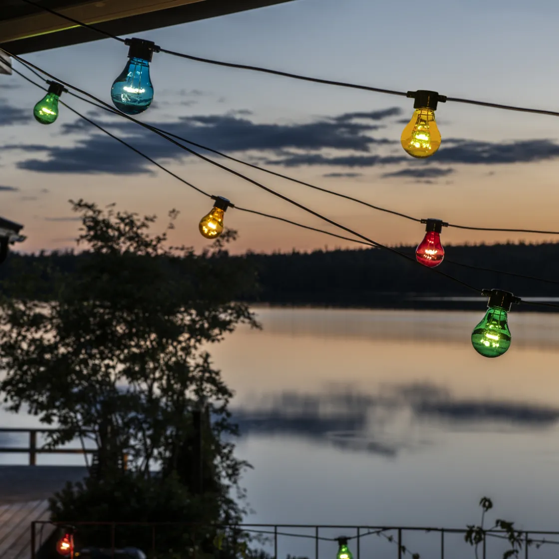 Konstsmide Lysslynger|Lysslynger<Lysslynge 20 lys - Flerfarget