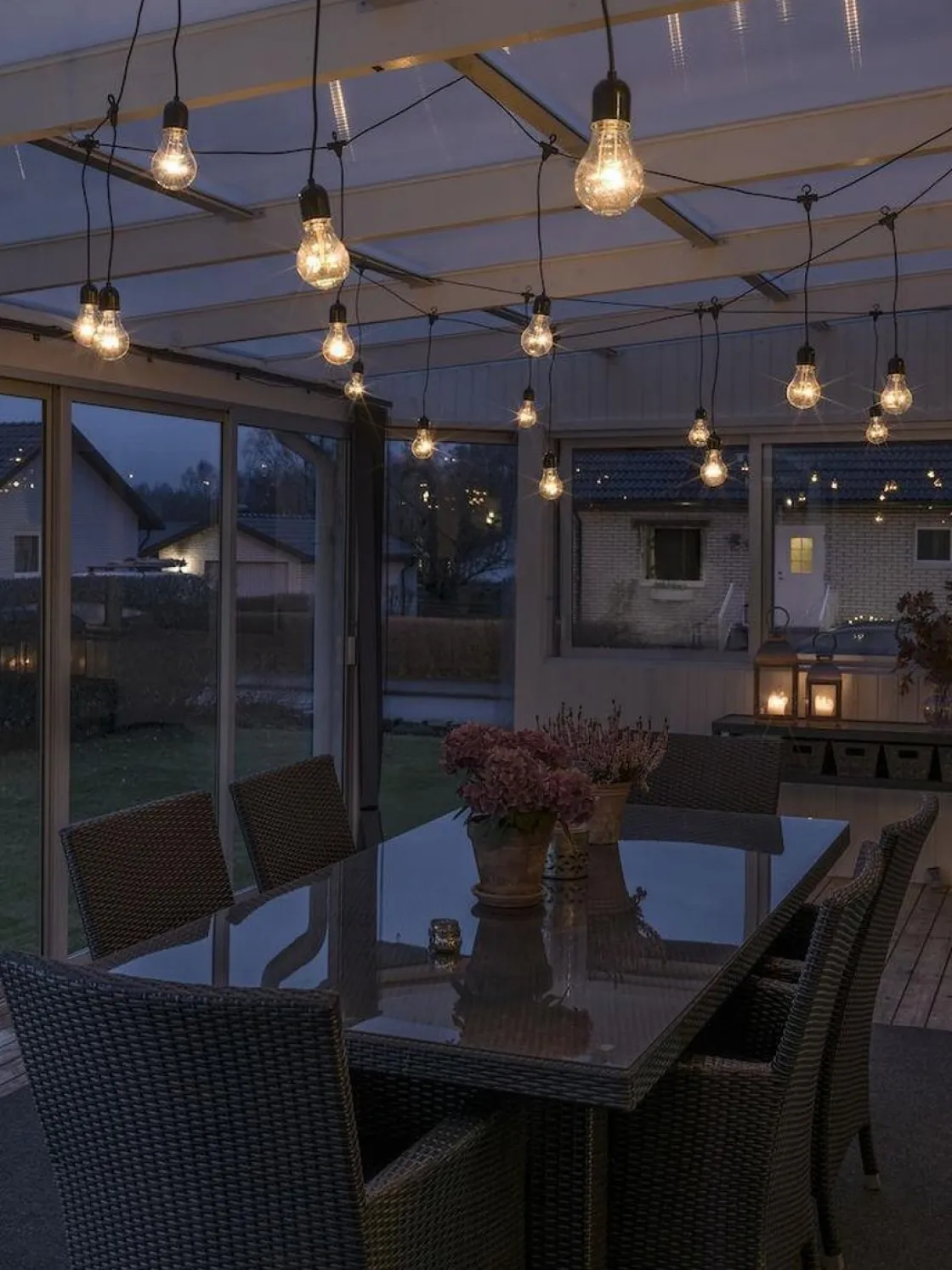 Konstsmide Lysslynger|Lysslynger<Lysslynge 20 lys nedhengt -