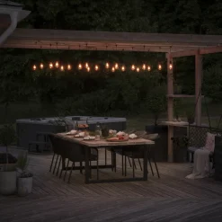 Konstsmide Lysslynger|Lysslynger<Lysslynge 10 lys utskiftbar nedhengt -