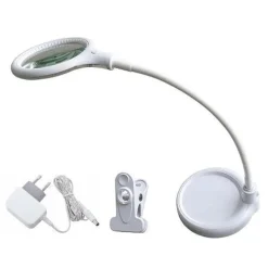 Halo Designs Arbeidslys<Magni mini bordlampe med clips og forstørrelsesglass 6W LED -