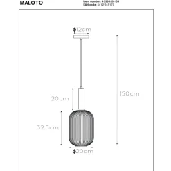 Lucide Kjøkkenbelysning Tak|Takpendler<Maloto takpendel 20 -