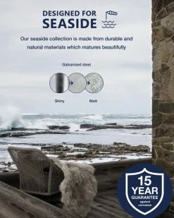 Nordlux Utelamper Til Kystområder|Utelamper - Veggskjold / Plafond<Malte vegglampe utendørs E27 IP54 - stål