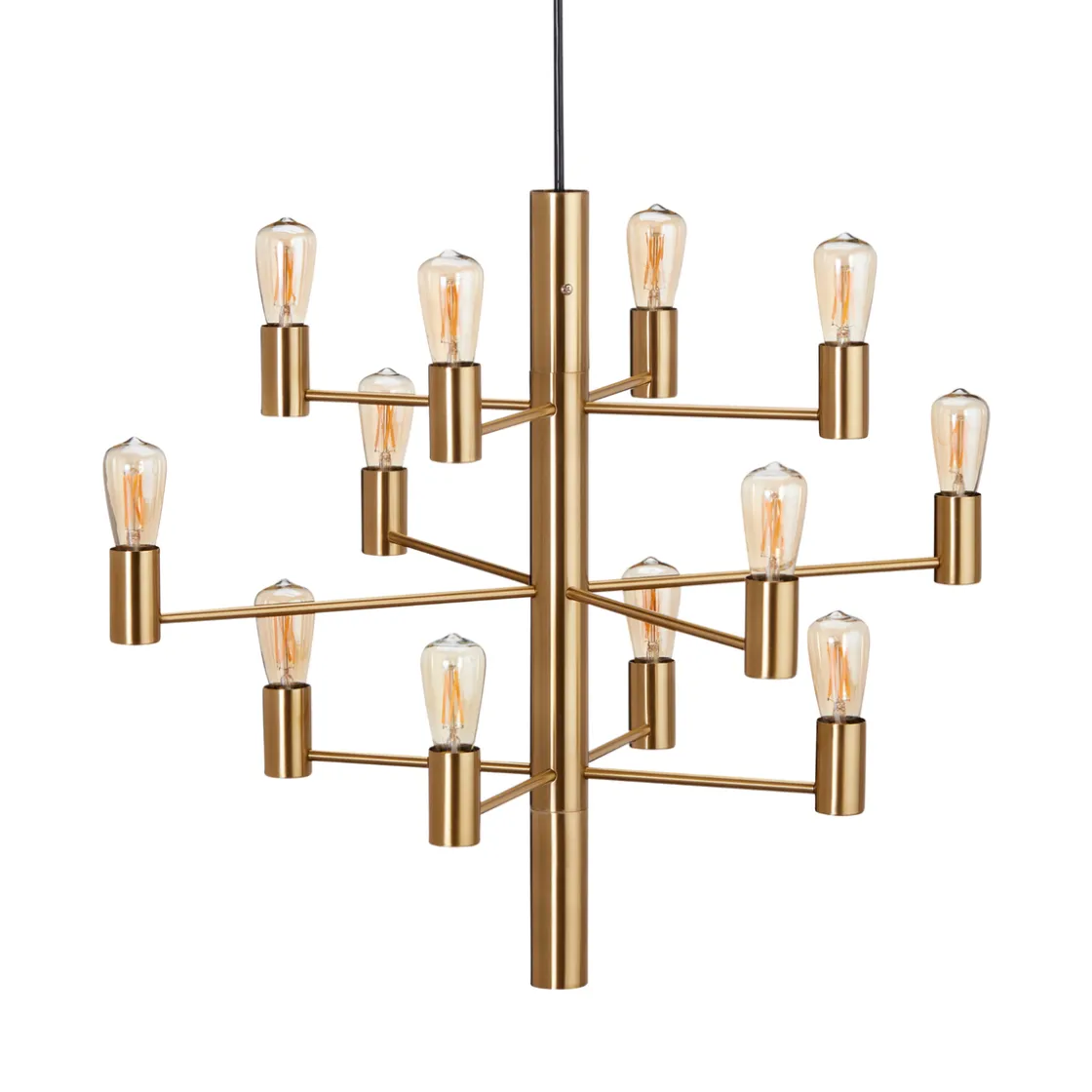 Herstal Kjøkkenbelysning Tak|Lysekroner<Manola takpendel 12 lys - Satin