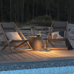 Konstsmide Lykter|Oppladbare Bordlamper<Manorola lanterne bord/gulv 39 cm IP54 oppladbar -