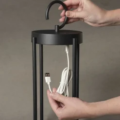 Konstsmide Lykter|Oppladbare Bordlamper<Manorola lanterne bord/gulv 39 cm IP54 oppladbar -