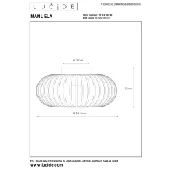 Lucide Kjøkkenbelysning Tak|Taklamper / Takplafonder<Manuela taklampe 40 cm