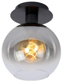 Lucide Kjøkkenbelysning Tak|Taklamper / Takplafonder<Marius taklampe - røykfarget/Svart