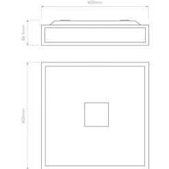 Astro Lighting Kjøkkenbelysning Tak|Baderomsbelysning Tak<Mashiko 400 taklampe IP44
