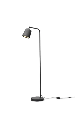 New Works Leselamper Gulv<Material Gulvlampe - Mørk Betong