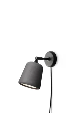 New Works Leselamper<Material Vegglampe - Mørk Betong