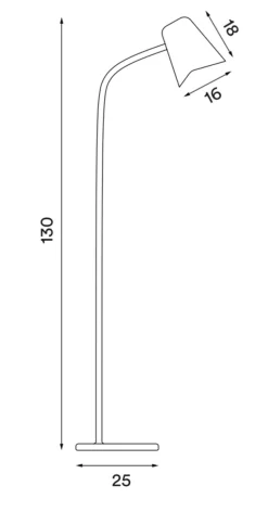 Northern Leselamper Gulv<Me gulvlampe