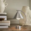 Ferm Living Oppladbare Bordlamper<Meridian bordlampe - stål
