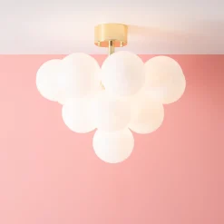 Marksløjd Kjøkkenbelysning Tak|Taklamper / Takplafonder<Merlot taklampe - Messing/Hvit -