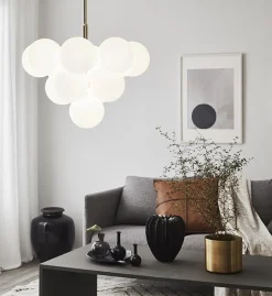 Marksløjd Kjøkkenbelysning Tak|Takpendler<Merlot takpendel - messing/hvit -