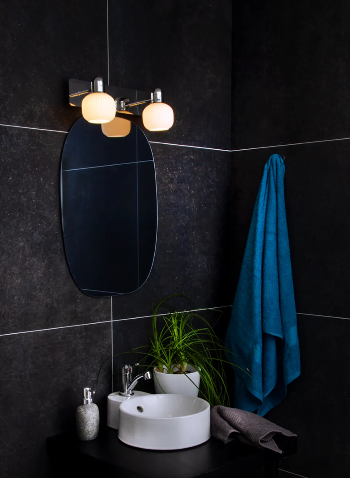 Aneta Lighting Baderomsbelysning Vegg<Messina vegglampe 2