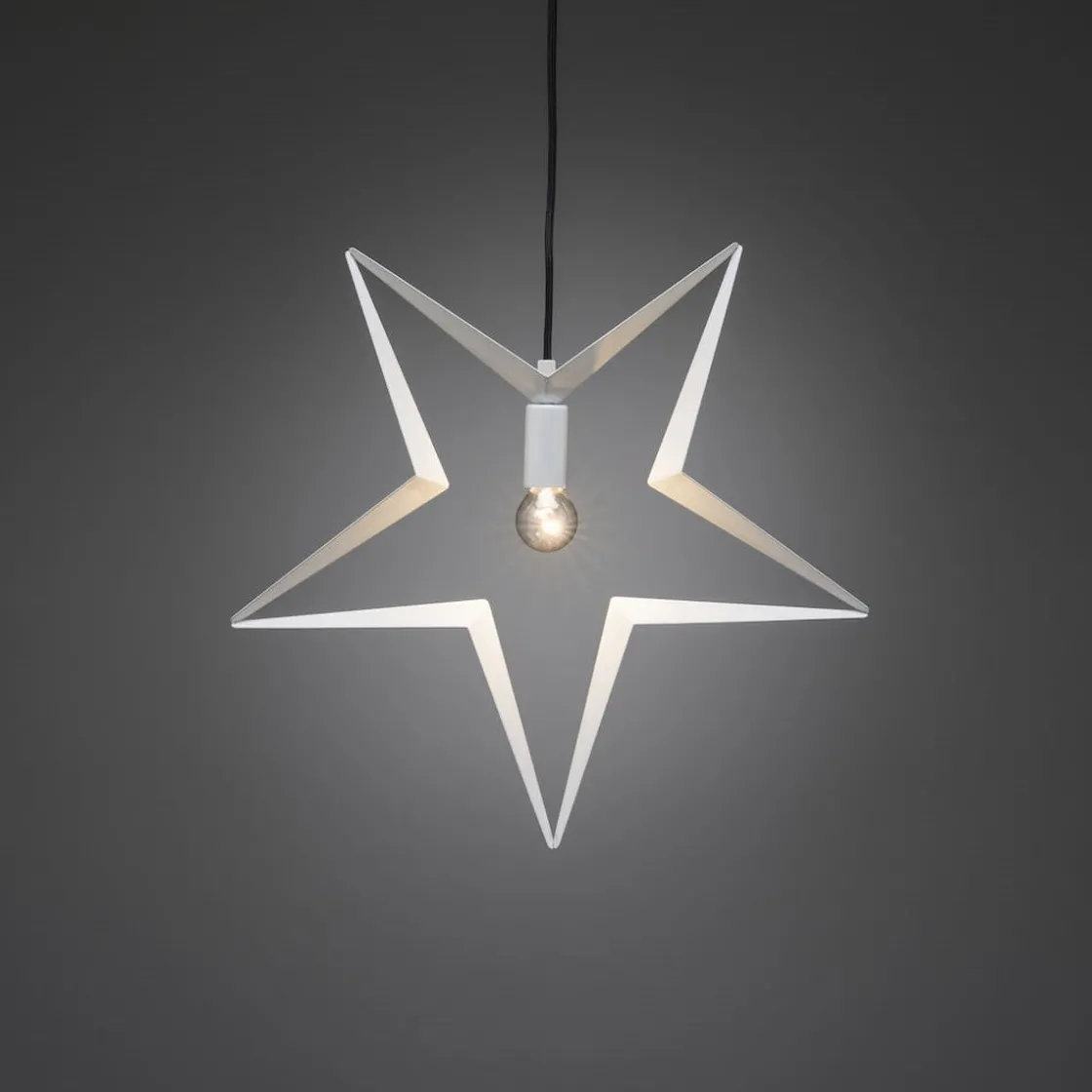 Konstsmide Adventsstjerner<Metallstjerne 45 cm - Hvit