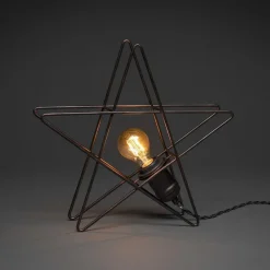 Konstsmide Adventsstjerner<Metallstjerne 36 cm - Svart