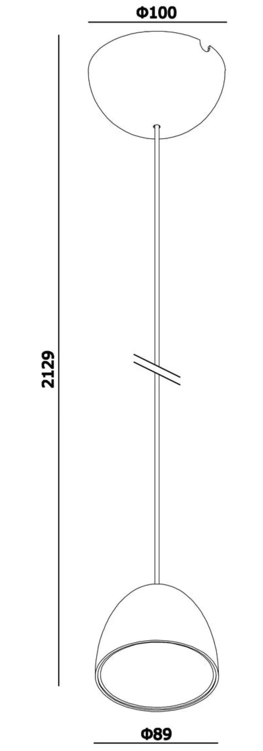 NorDesign Kjøkkenbelysning Tak|Takpendler<Midas takpendel 8,9 cm 8W 2700 Kelvin - Dimbar
